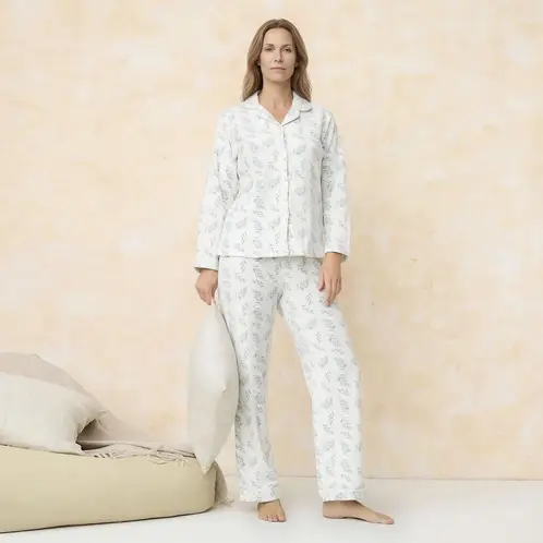 S COCCI - Pijama Camisero Polar Mujer S.Cocci