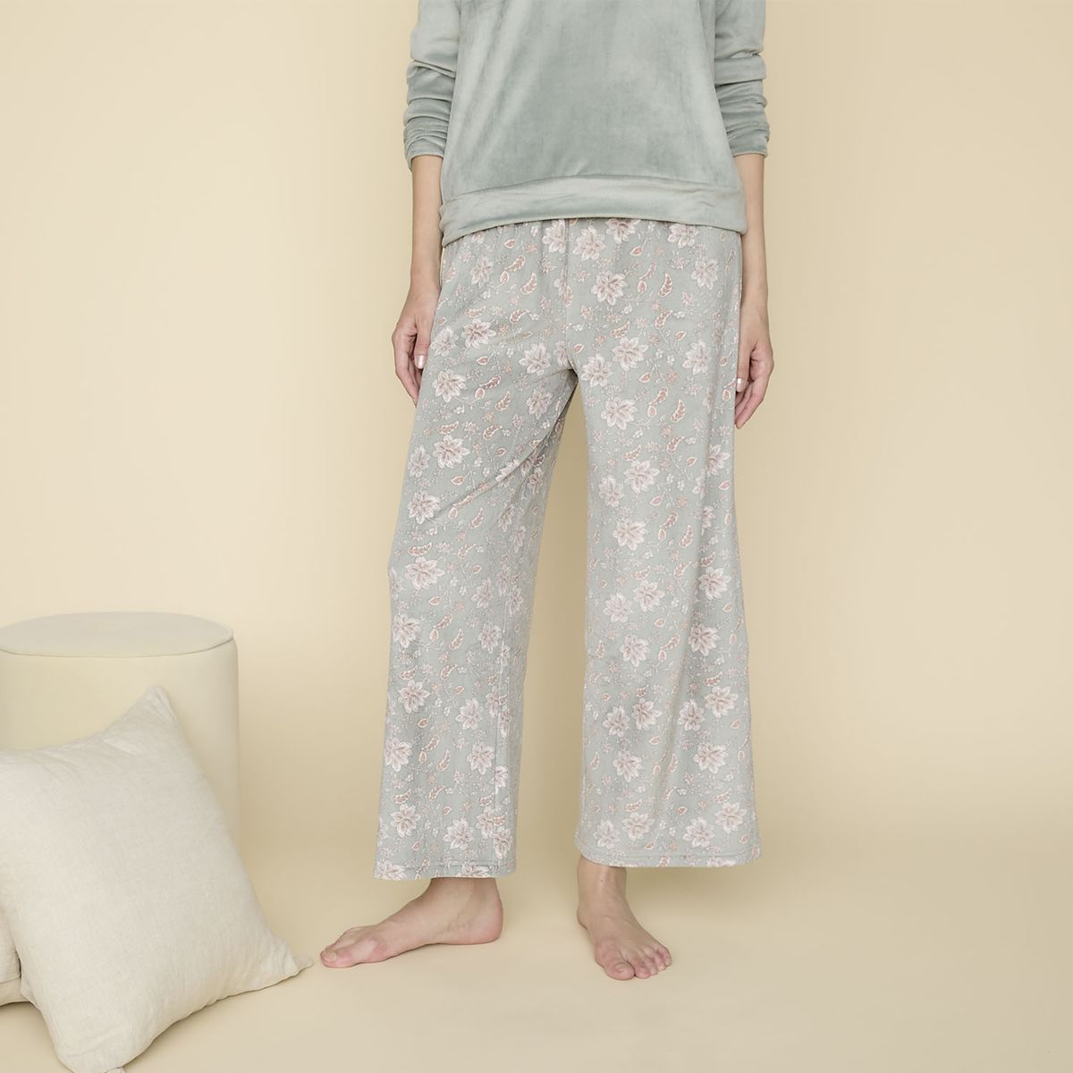 BLU - Pantalón de Pijama Mujer Blu