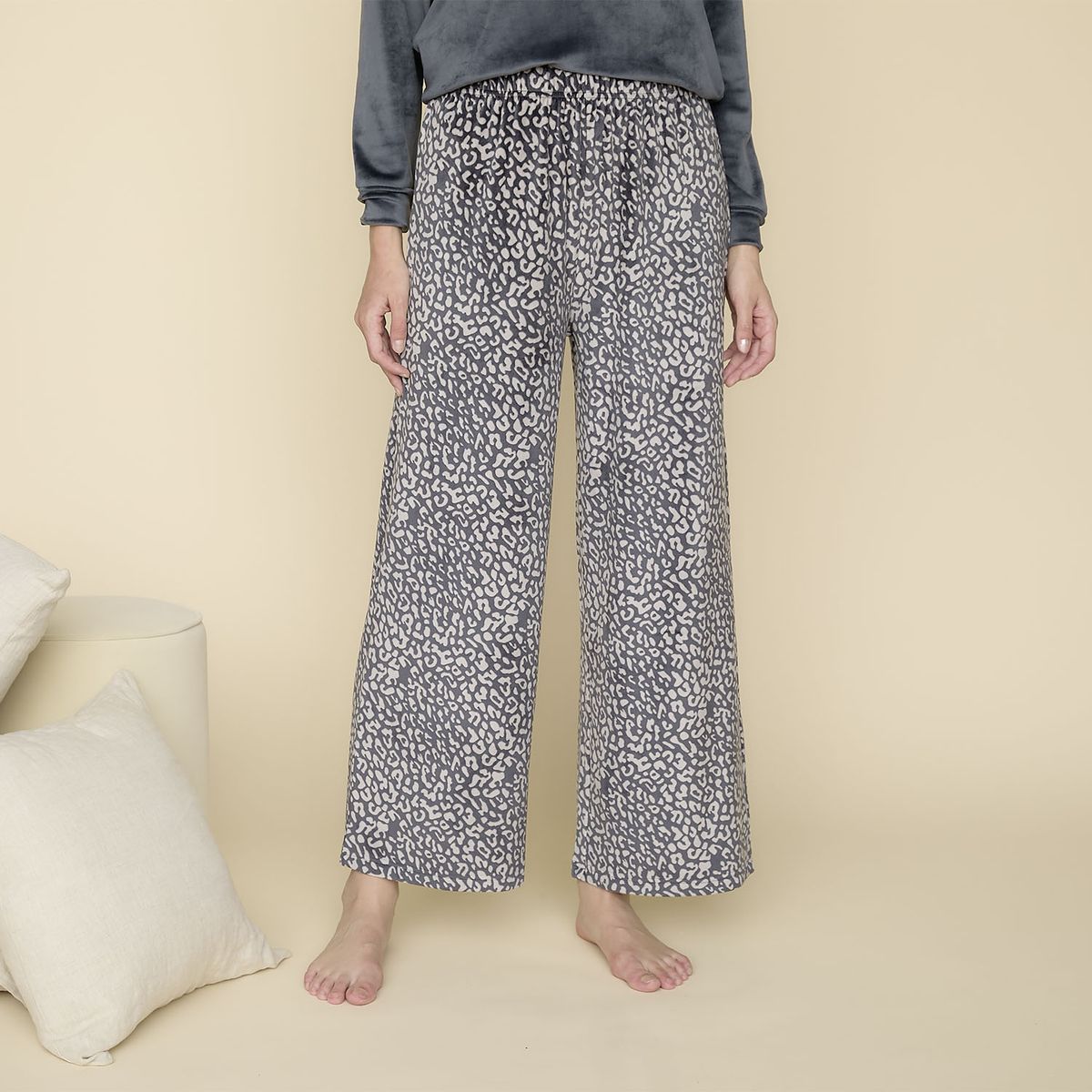 BLU - Pantalón de Pijama Mujer Blu