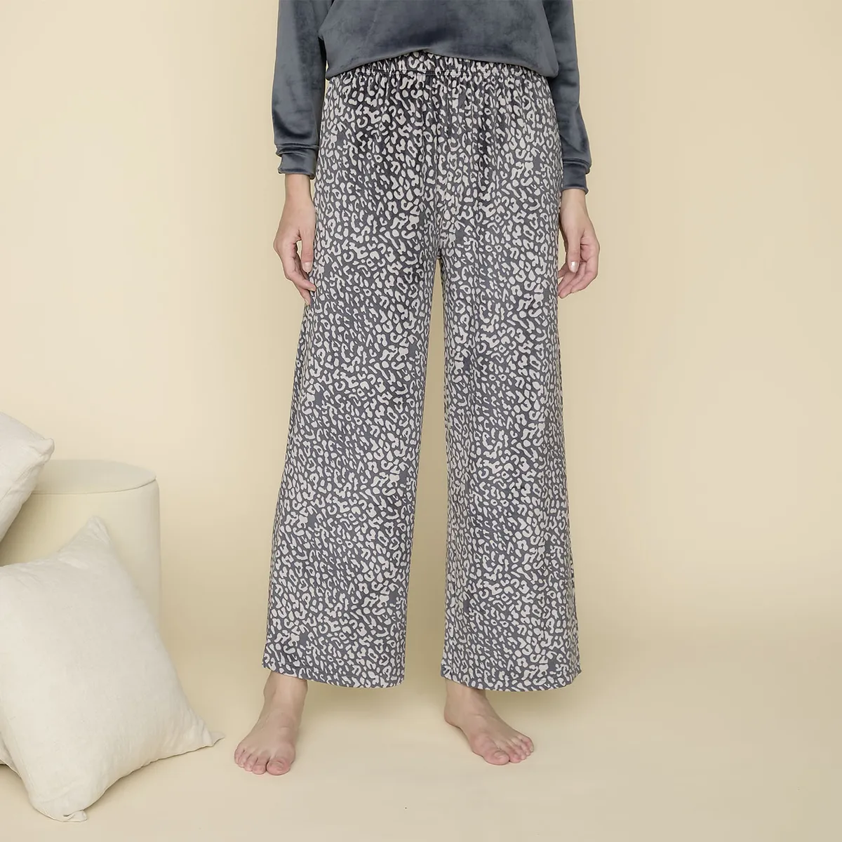 BLU - Pantalón de Pijama Mujer Blu