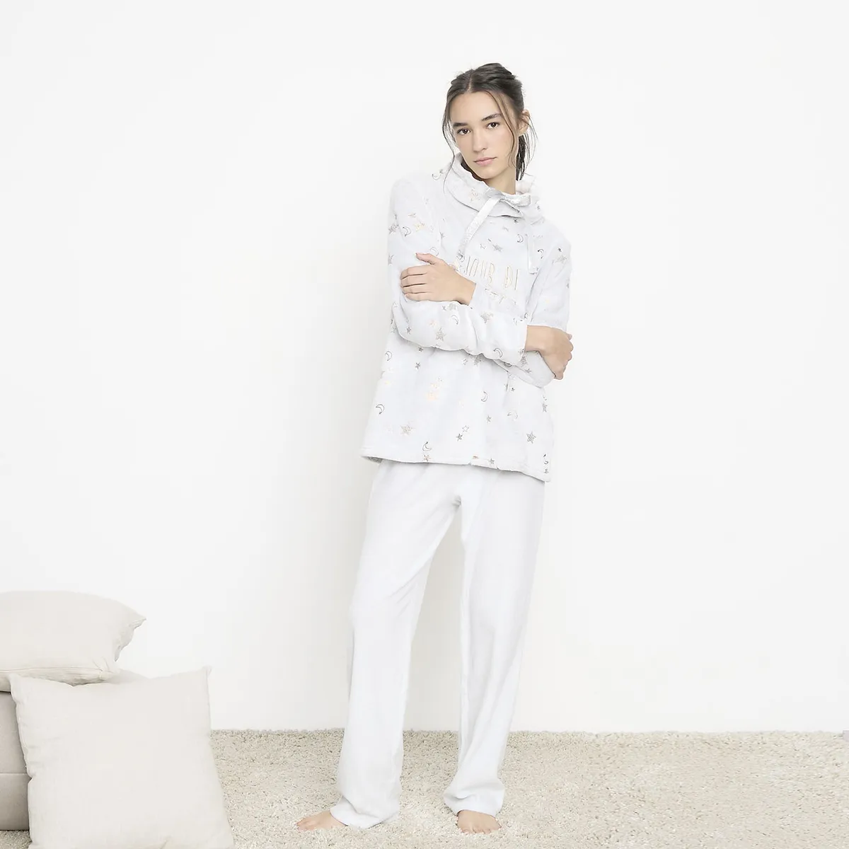 SYBILLA - Pijama Polar Mujer Sybilla