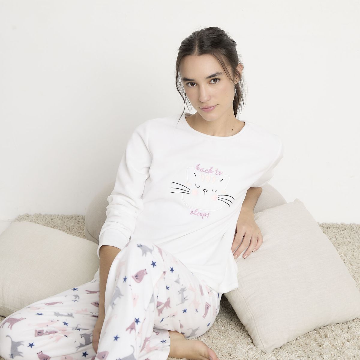 SYBILLA - Polera De Pijama Mujer Sybilla