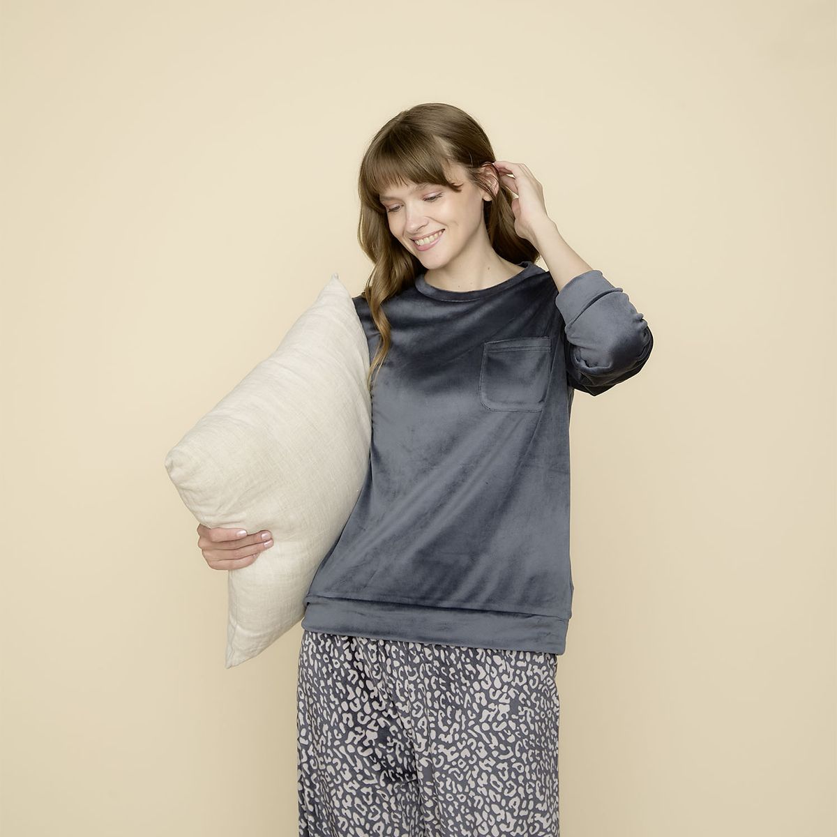BLU - Polera de Pijama Mujer Blu
