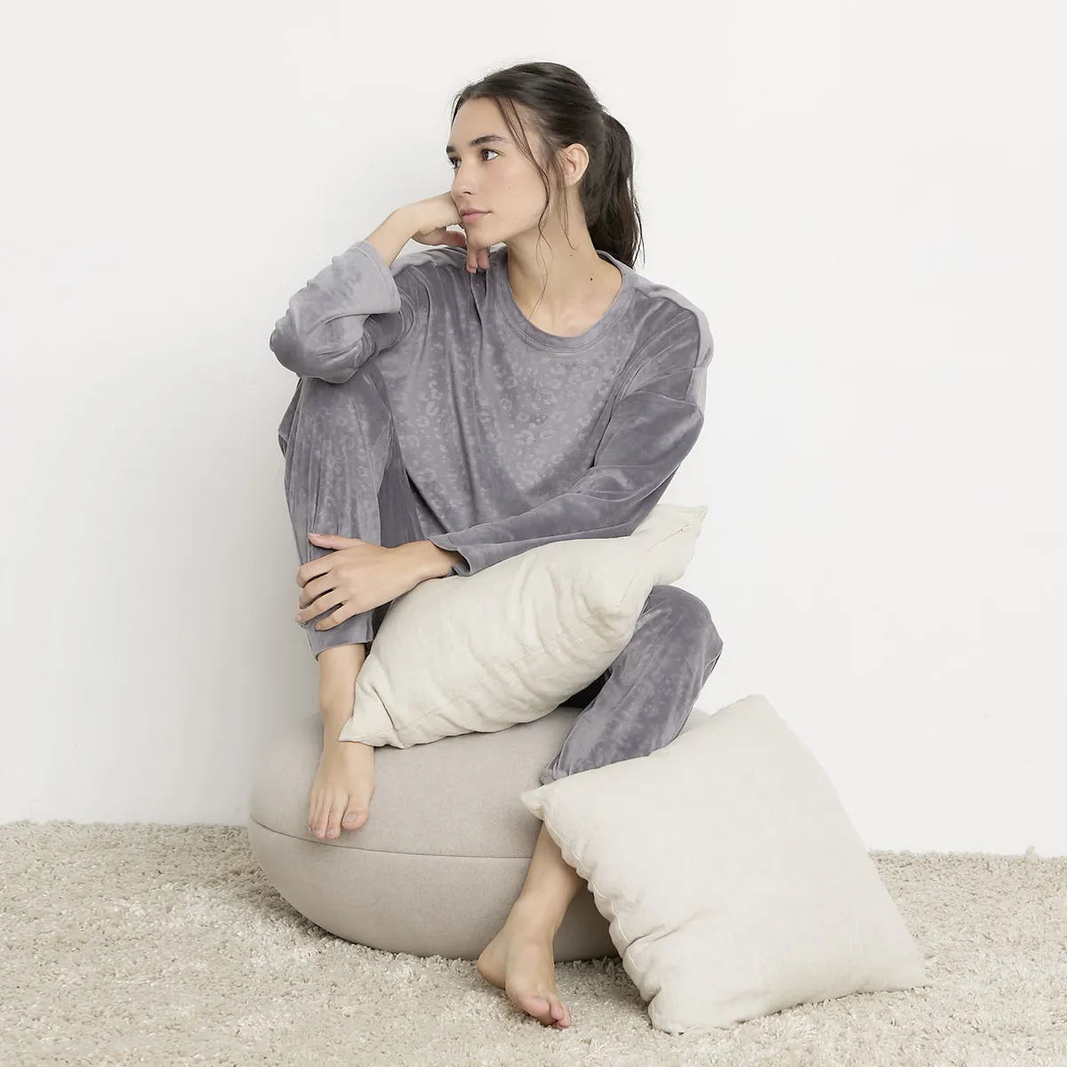 SYBILLA - Pijama Polar Velvet Mujer Sybilla
