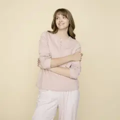 BLU - Polera de Pijama 100% Algodón Mujer