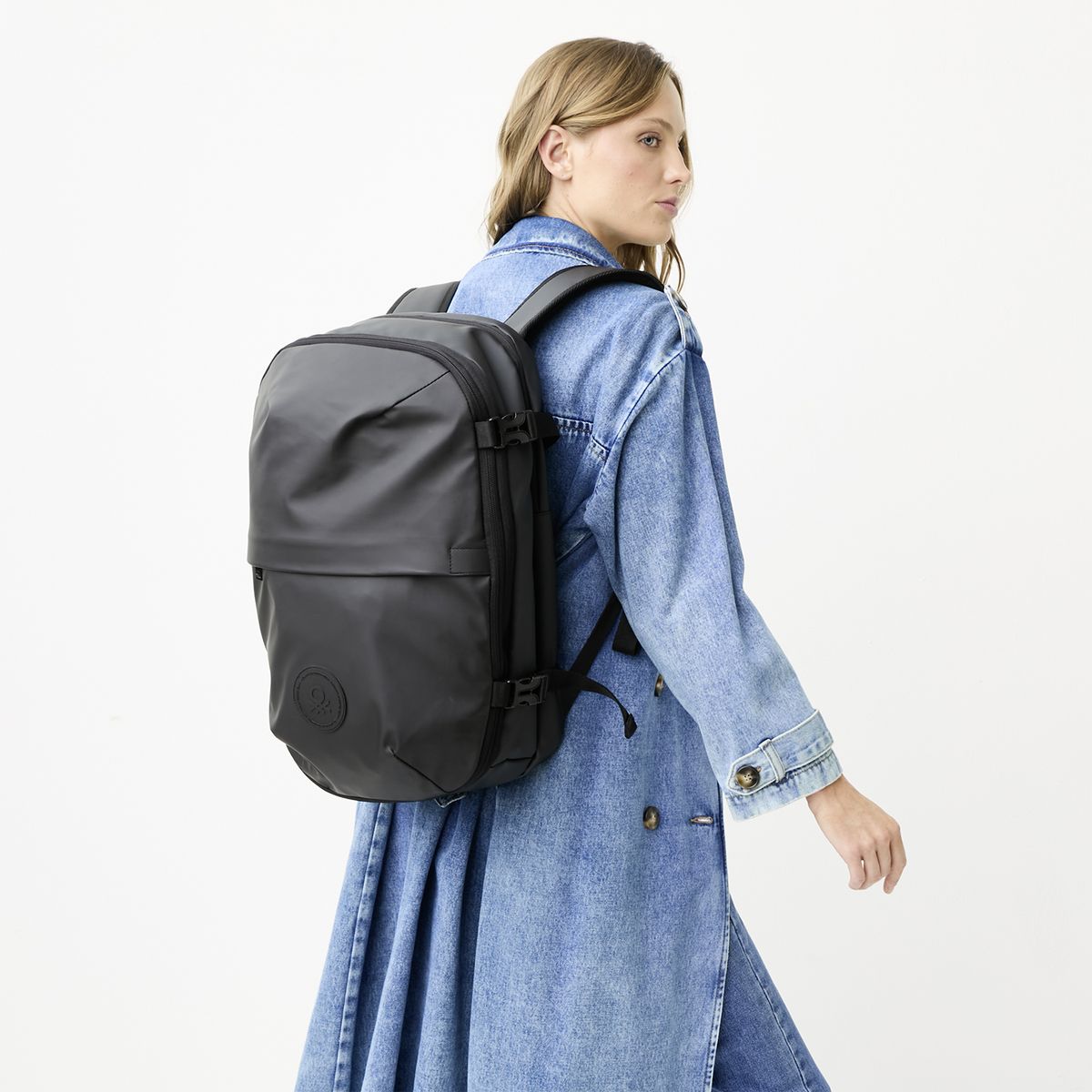 BENETTON - Mochila de Viaje con Compresión al Vacio Benetton