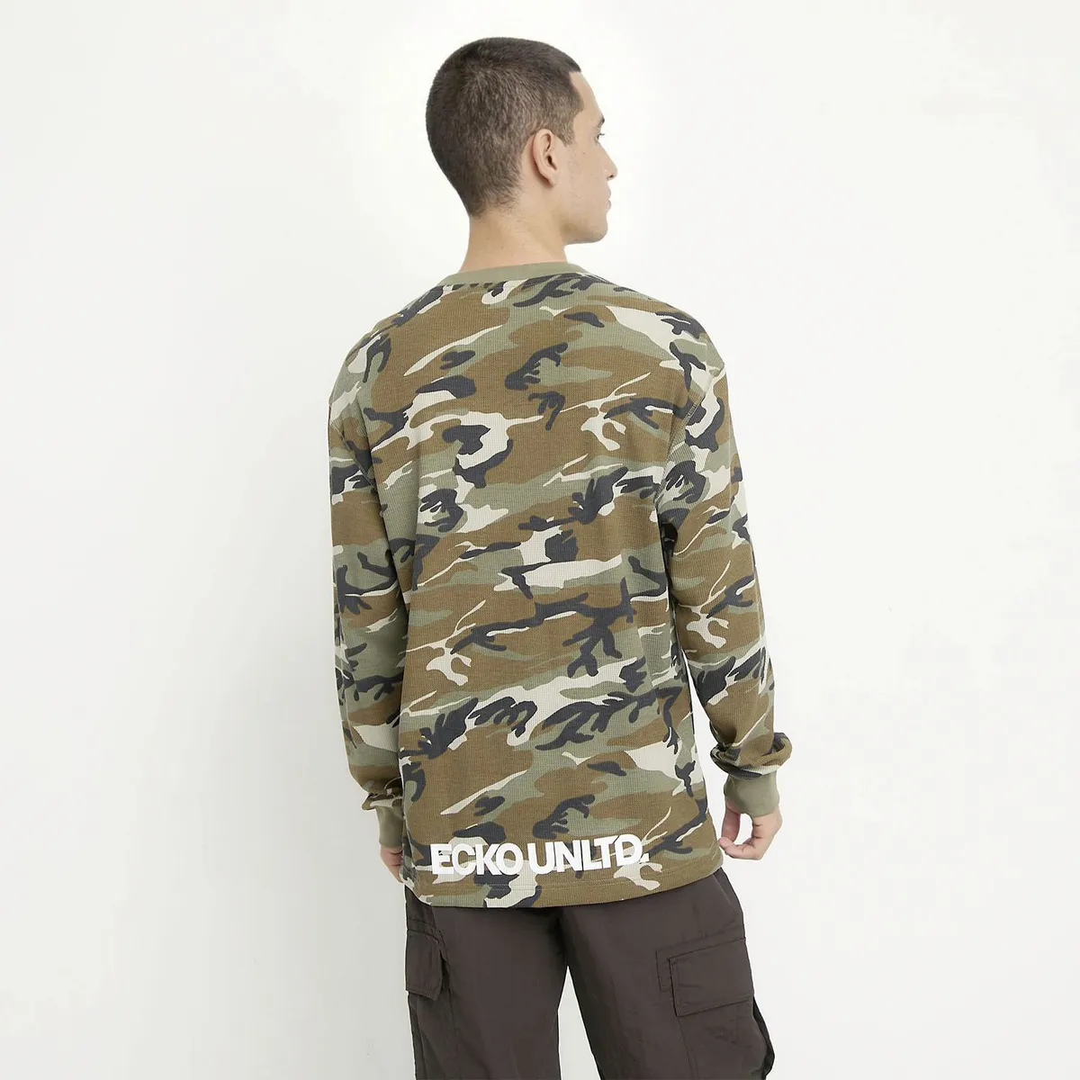 ECKO - Polera Manga Larga Hombre Ecko
