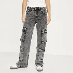 SYBILLA - Jeans Cargo Mujer
