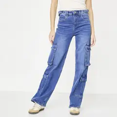 SYBILLA - Jeans Cargo Mujer