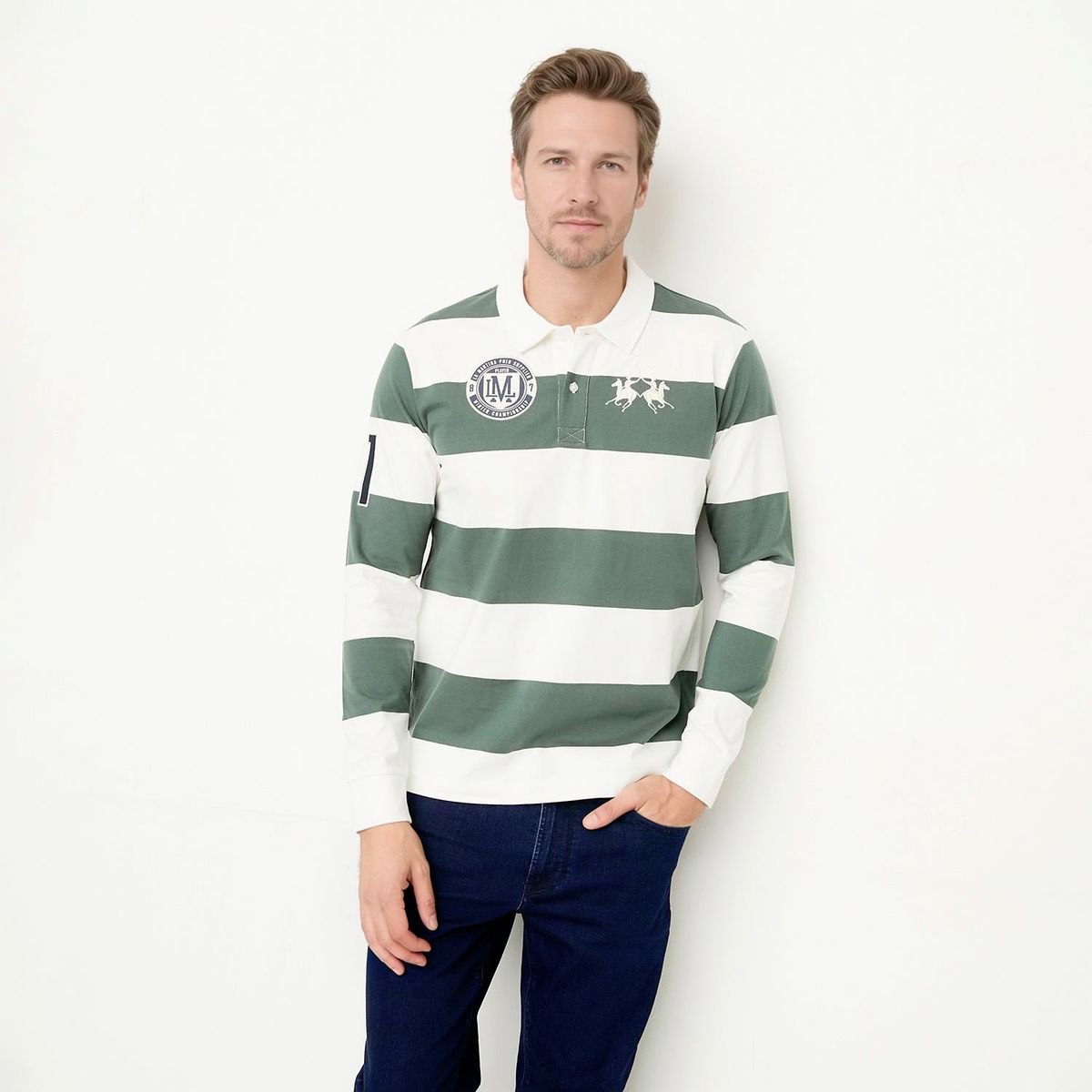 LA MARTINA - Polera Manga Larga Hombre La Martina