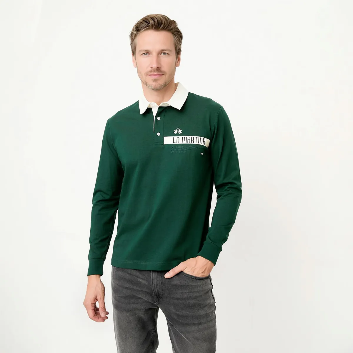 LA MARTINA - Polera Manga Larga Hombre La Martina