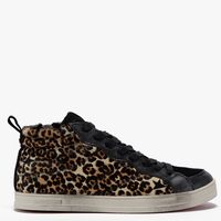 Zapatilla Urbana Mujer Cuero Animal Print