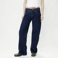 AMERICANINO - Jeans Straight Tiro Bajo Mujer