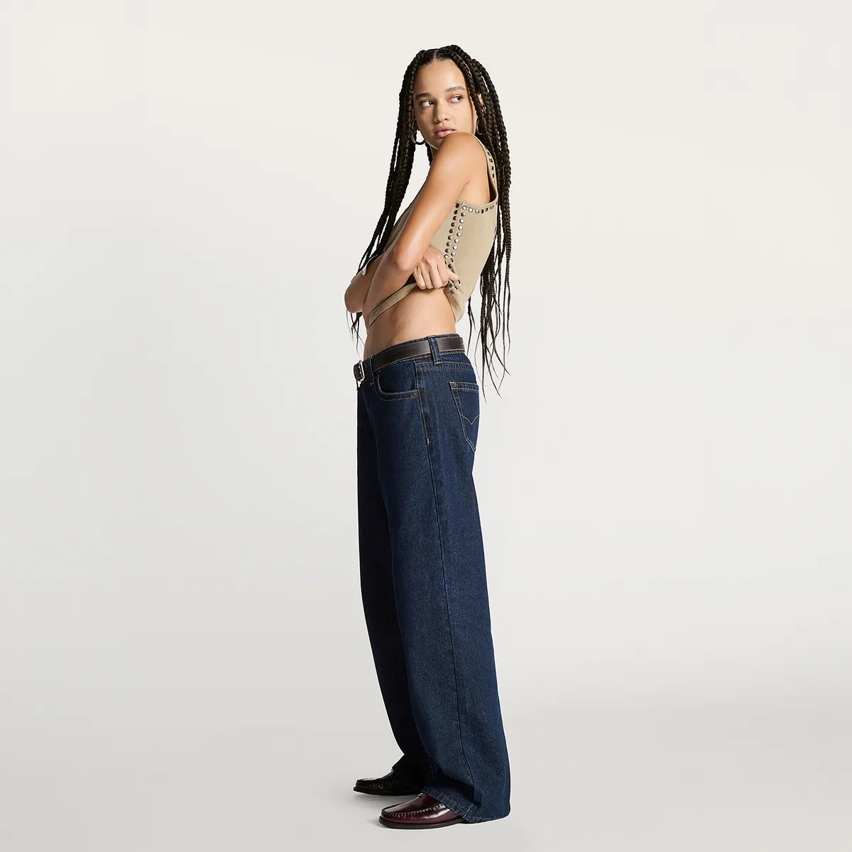 AMERICANINO - Jeans Straight Tiro Bajo Mujer Americanino