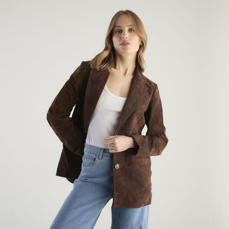 Blazer 100% Cuero Mujer