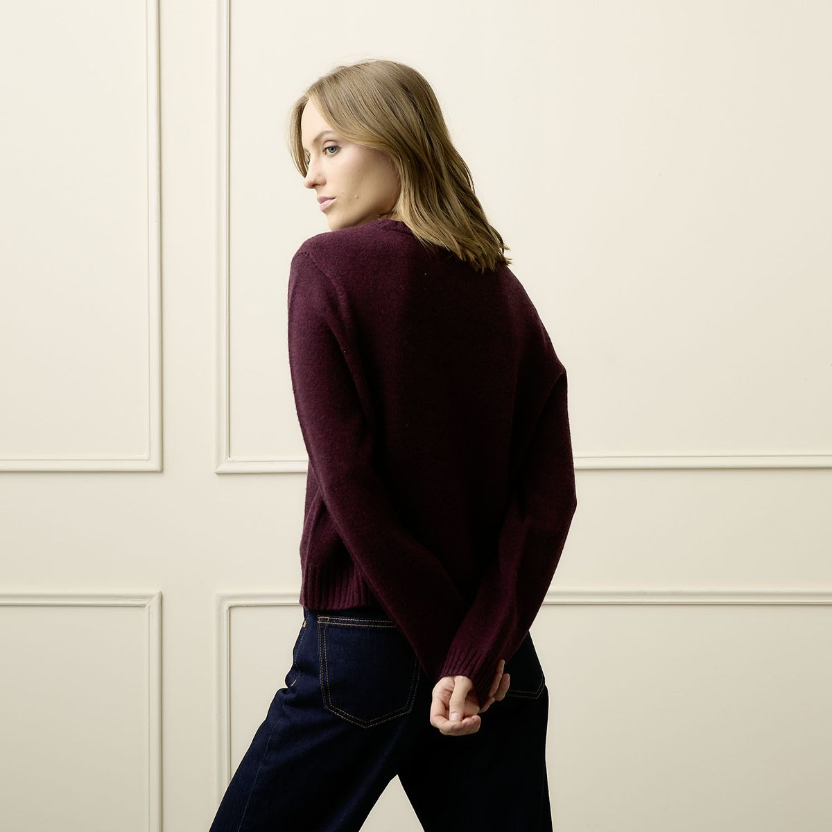 BASEMENT - Sweater 100% Lana Merino Mujer Basement