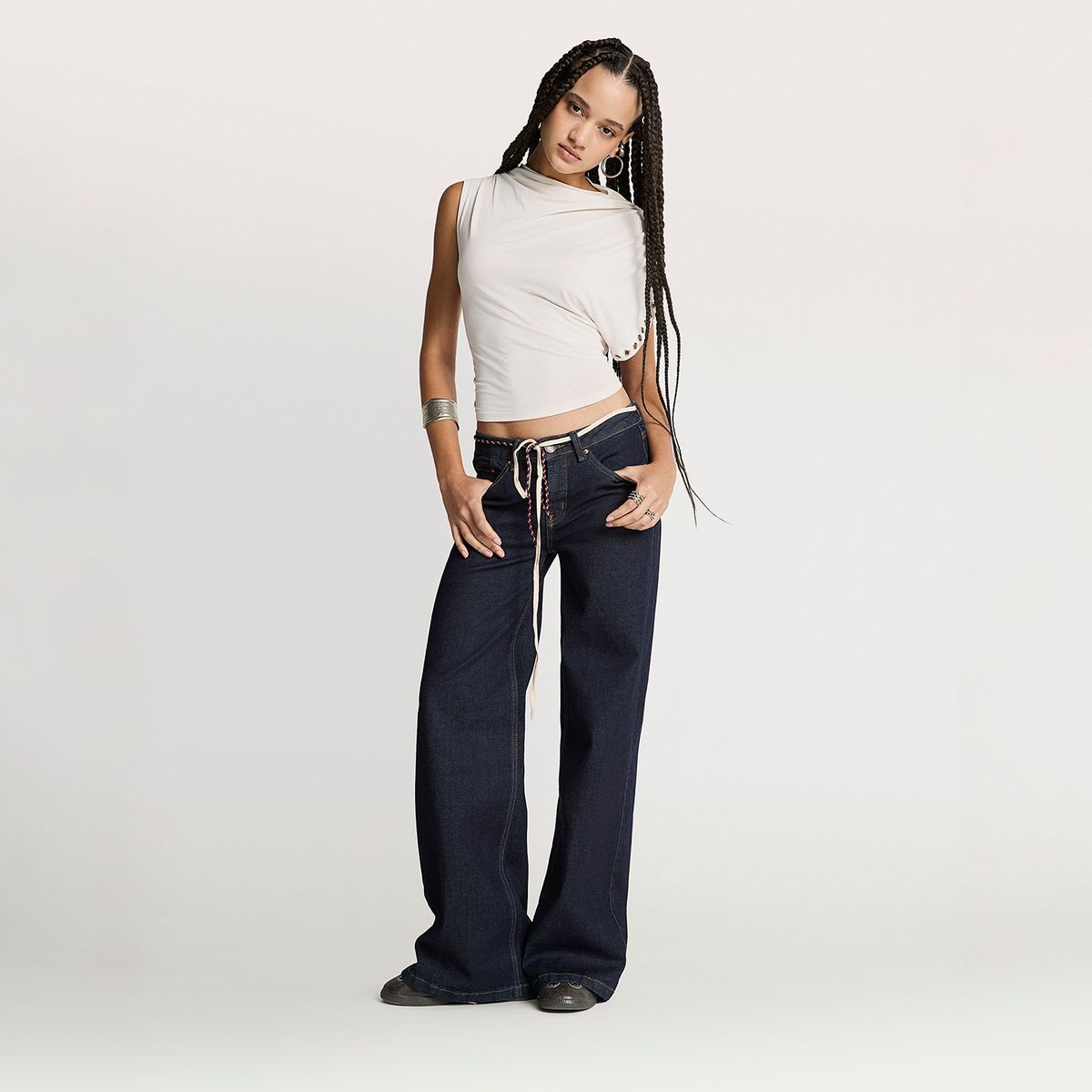 AMERICANINO - Jeans Mujer 03 Wide Leg Fit Americanino