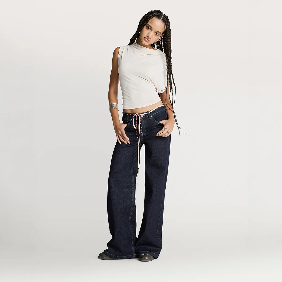 AMERICANINO - Jeans Mujer 03 Wide Leg Fit Americanino