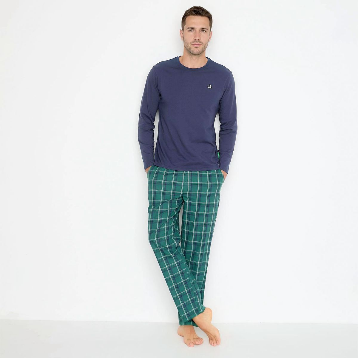 BENETTON - Pijama Largo Hombre Benetton