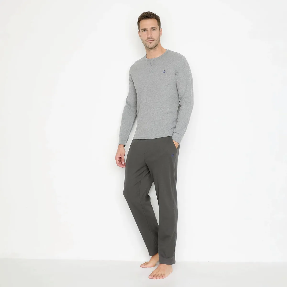 BENETTON - Pijama Largo Hombre Benetton