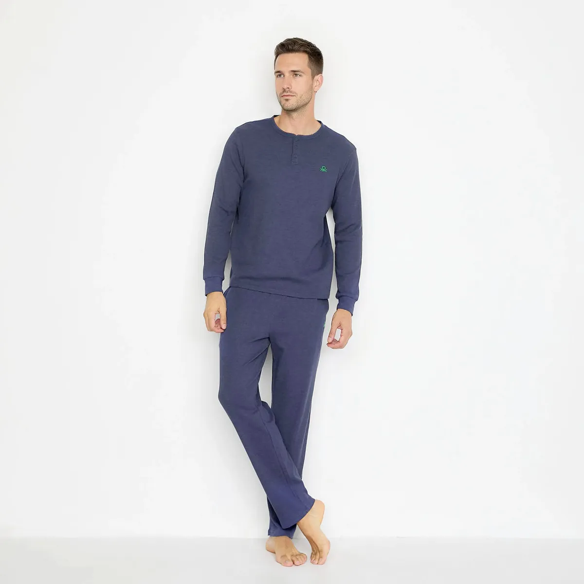 BENETTON - Pijama Largo Hombre Benetton