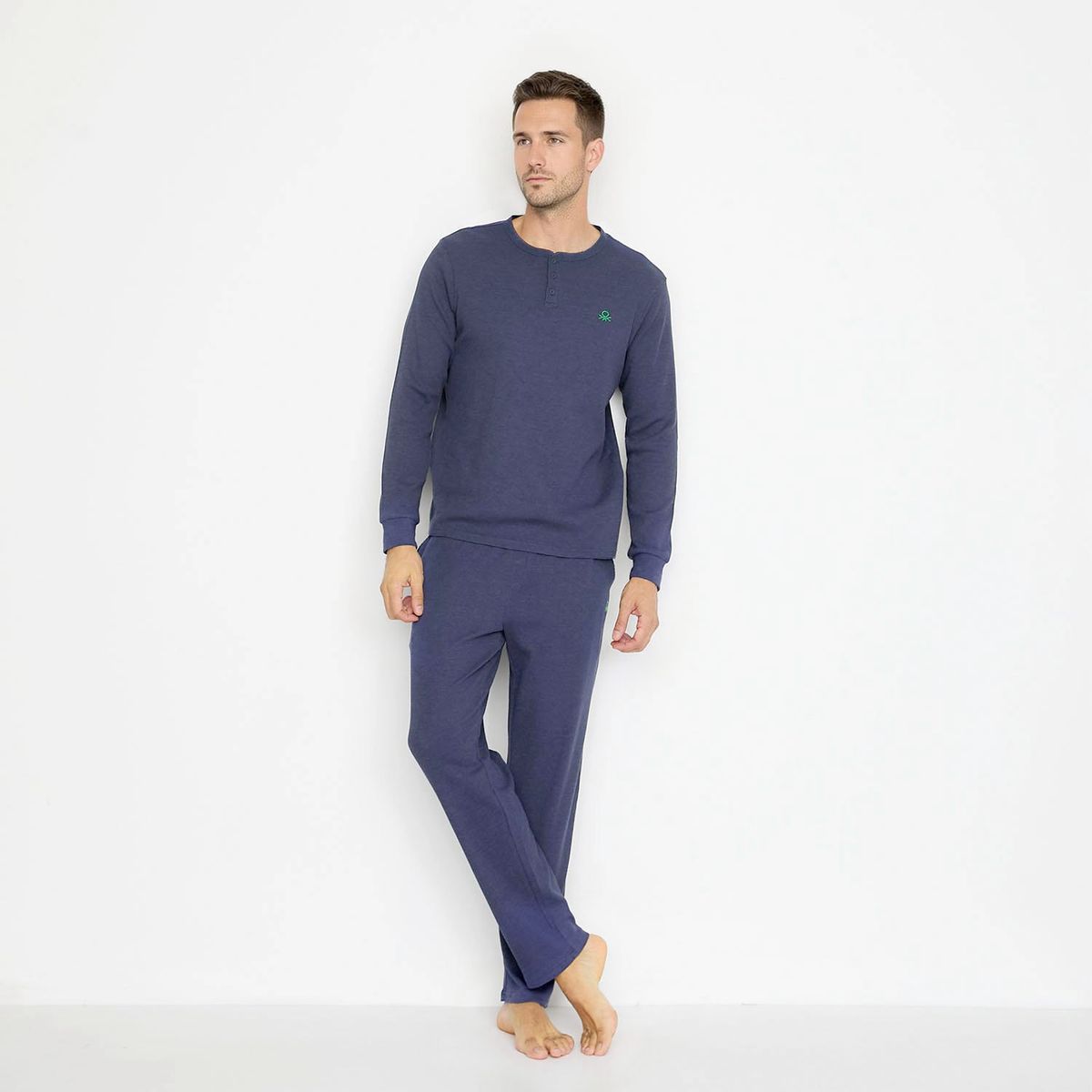 BENETTON - Pijama Largo Hombre Benetton