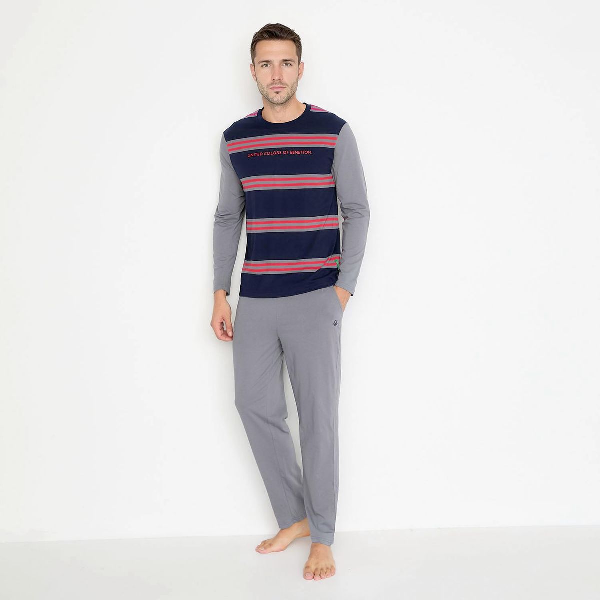 BENETTON - Pijama Largo Hombre Benetton