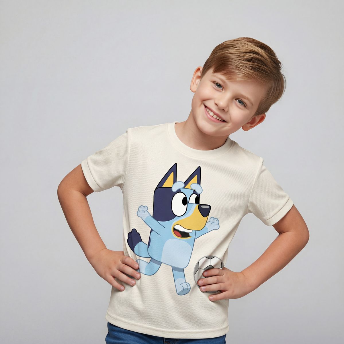 BLUEY - Polera Futbol Niño Bluey