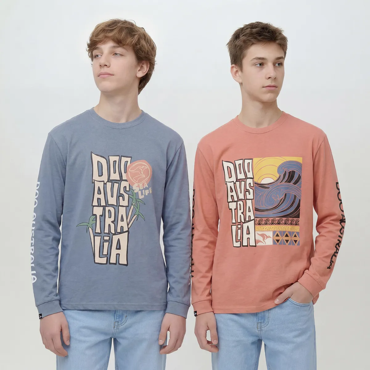 DOO AUSTRALIA - Pack De 2 Poleras Niño Doo Australia