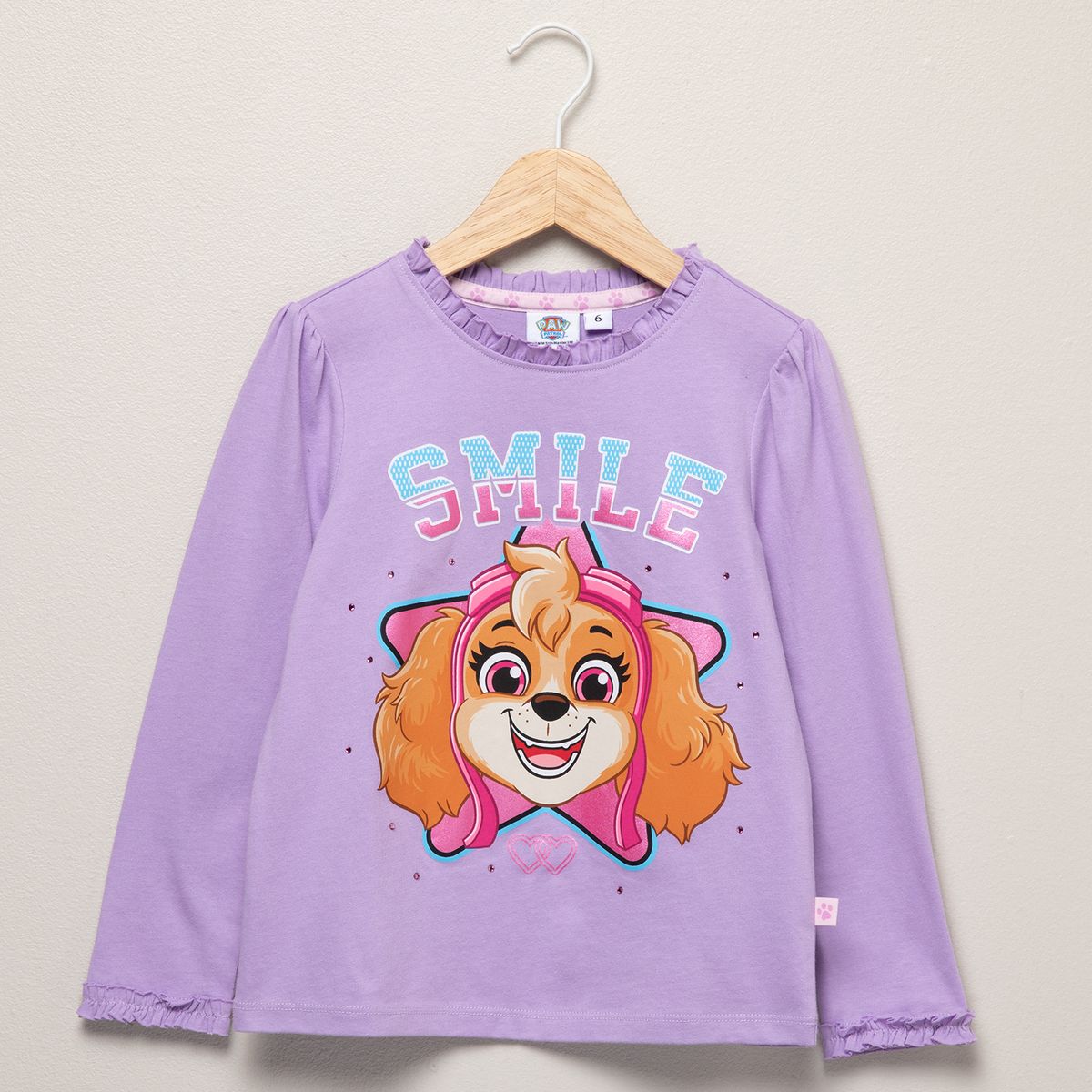 PAW PATROL - Polera Niña Algodón Paw Patrol