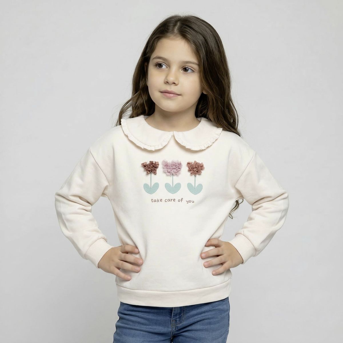 YAMP - Polerón Niña Algodón Yamp