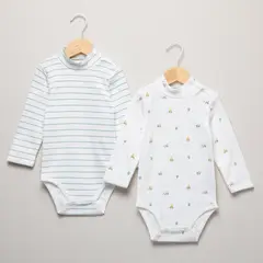 YAMP - Pack De 2 Bodys Bebé Niño Algodón