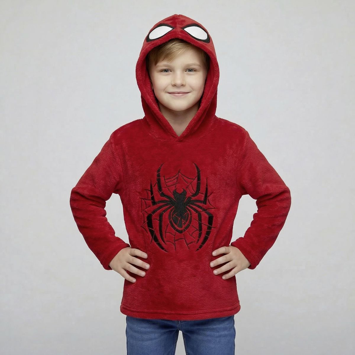 SPIDER MAN - Polerón Polar Niño Spiderman