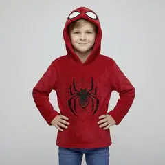 SPIDER MAN - Polerón Polar Niño Spiderman