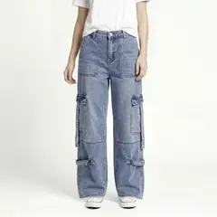 ELEVEN - Jeans Niña Cargo Multipocket