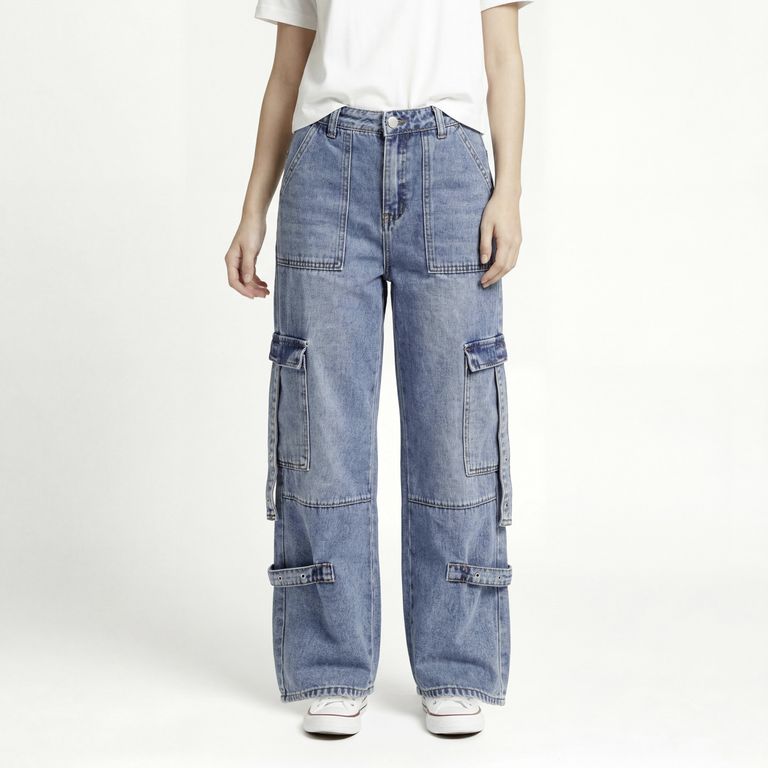 ELEVEN Jeans Niña Cargo Multipocket