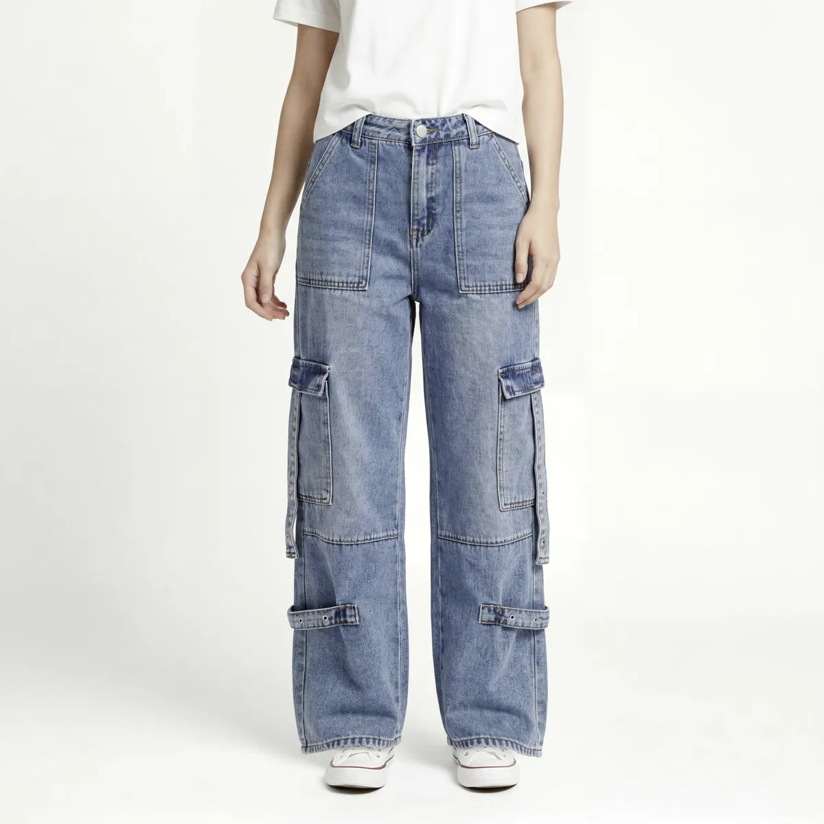 ELEVEN - Jeans Niña Cargo Multipocket Eleven