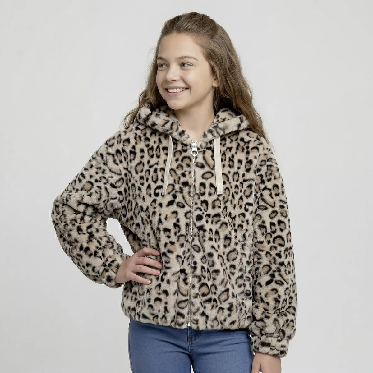 ELEVEN - Chaqueta Peluda Niña Eleven