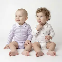 YAMP - Pack De 2 Bodys Bebé Niño Algodón