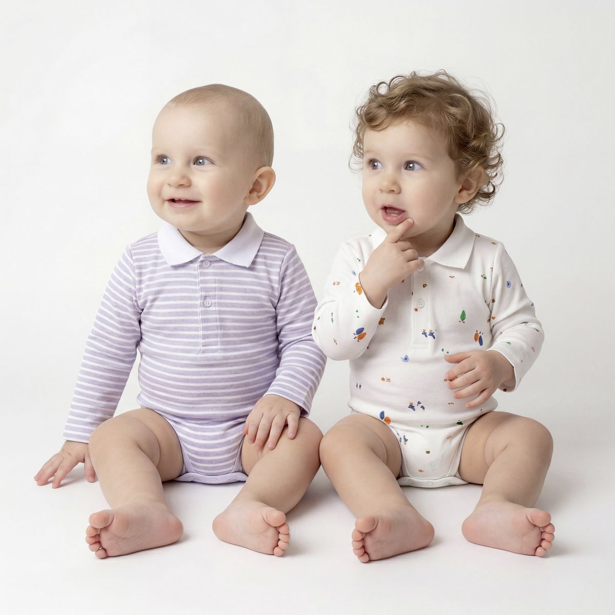 YAMP - Pack De 2 Bodys Bebé Niño Algodón Yamp