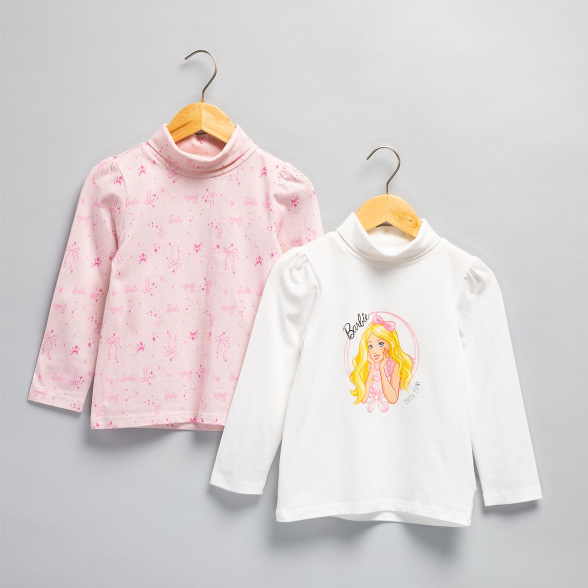 BARBIE - Pack 2 Poleras Beatle Niña Barbie