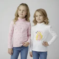 BARBIE - Pack 2 Poleras Beatle Niña