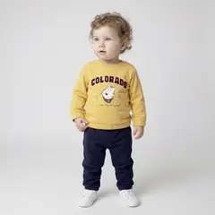 YAMP - Conjunto Bebé Polerón Mas Pantalón De Buzo