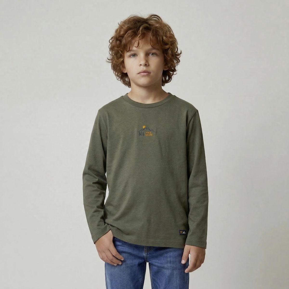 YAMP - Polera Niño Manga Larga Algodón Yamp