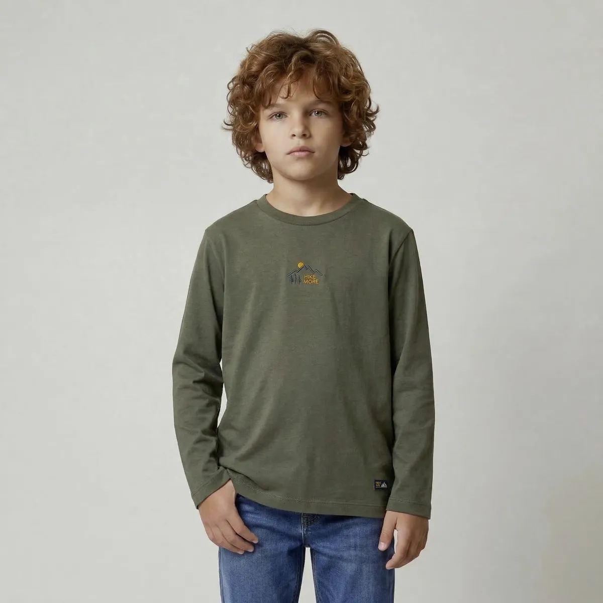 YAMP - Polera Niño Manga Larga Algodón Yamp