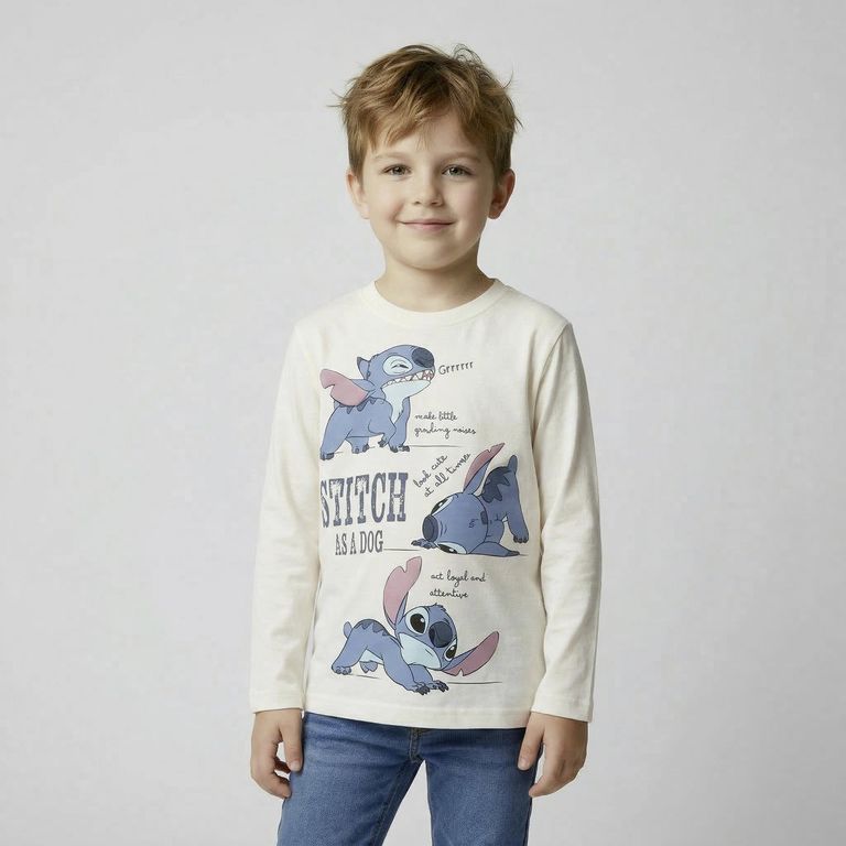 Polera Niño Stitch