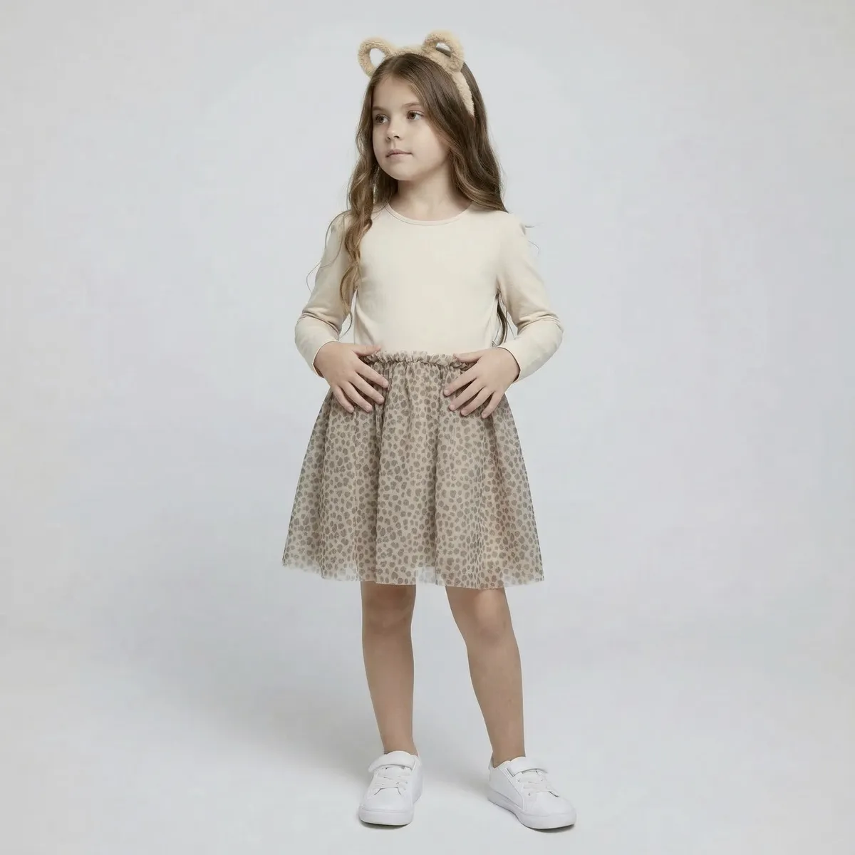 YAMP - Vestido Niña Con Accesorio Yamp