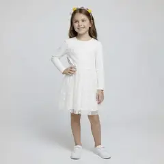 YAMP - Vestido Niña Con Accesorio