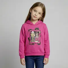 BARBIE - Polerón Niña Algodón