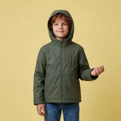 YAMP - Chaqueta Impermeable Niño Interior Polar